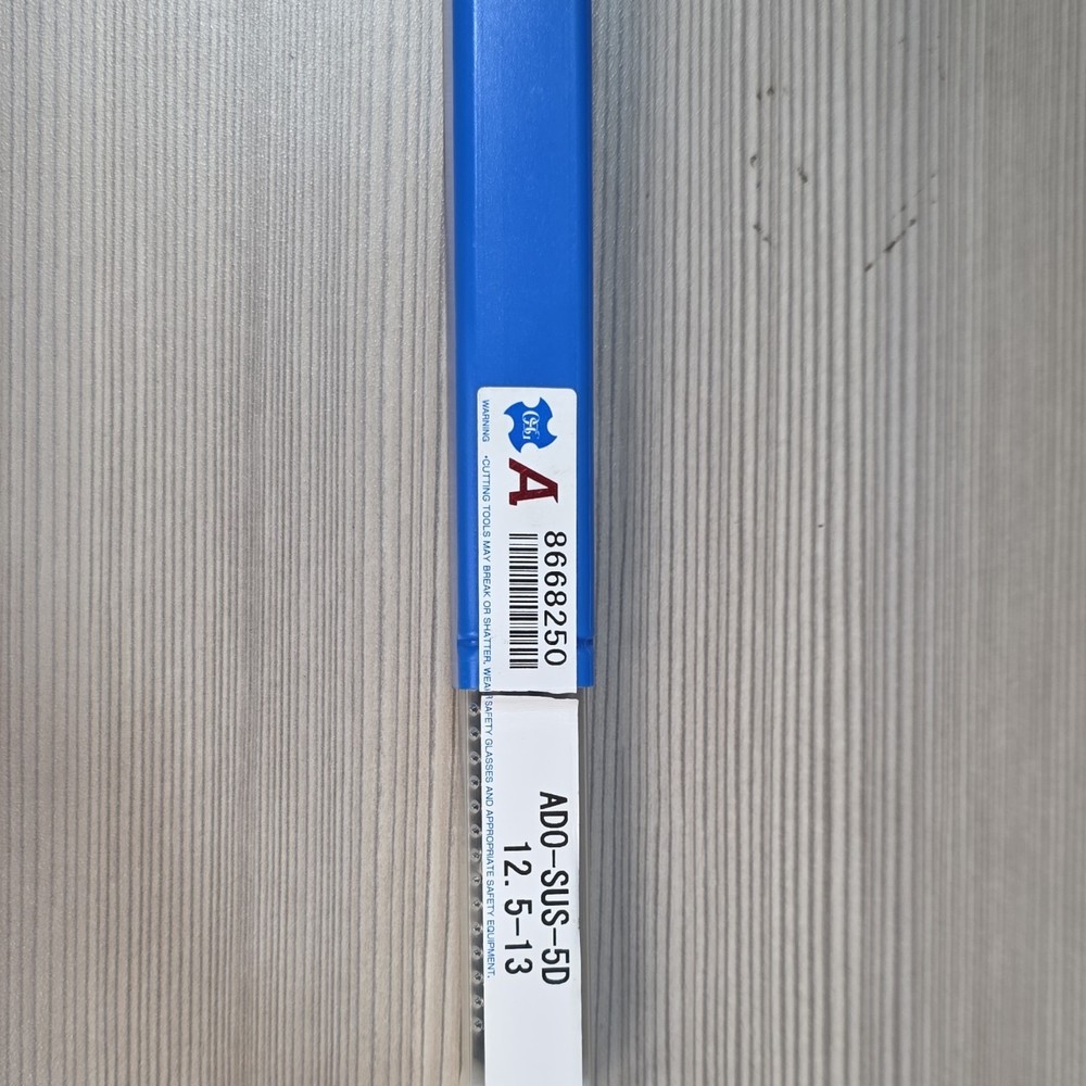 12.5mm Solid Carbide OSG ADO-SUS-5D Drill. 3.9"LOC