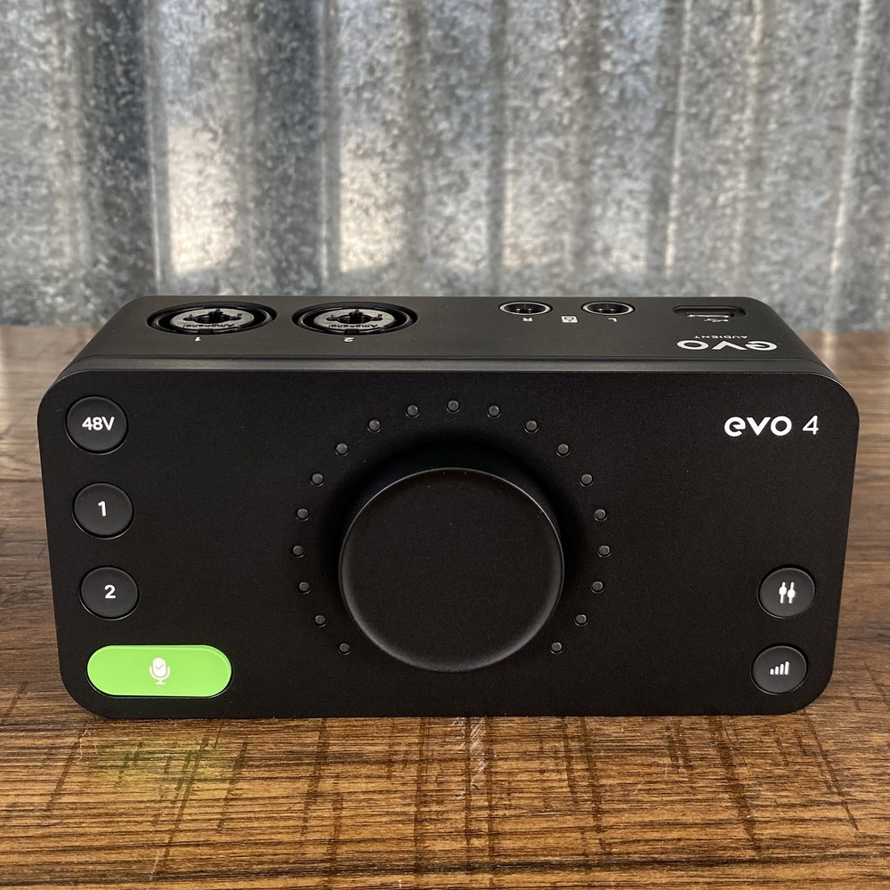 Audient EVO4SRB 2x2 USB Audio Recording Interface Bundle