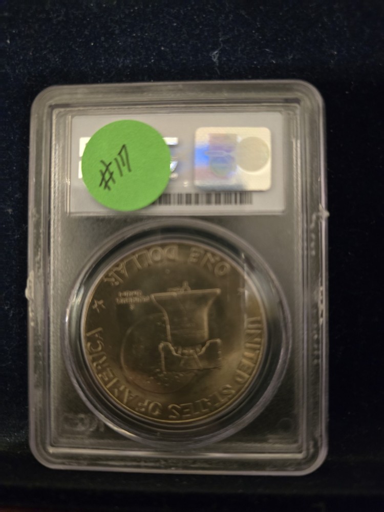 1976-D $1 EISENHOWER IKE DOLLAR "CLAD" TYPE 1 PCGS MS65!