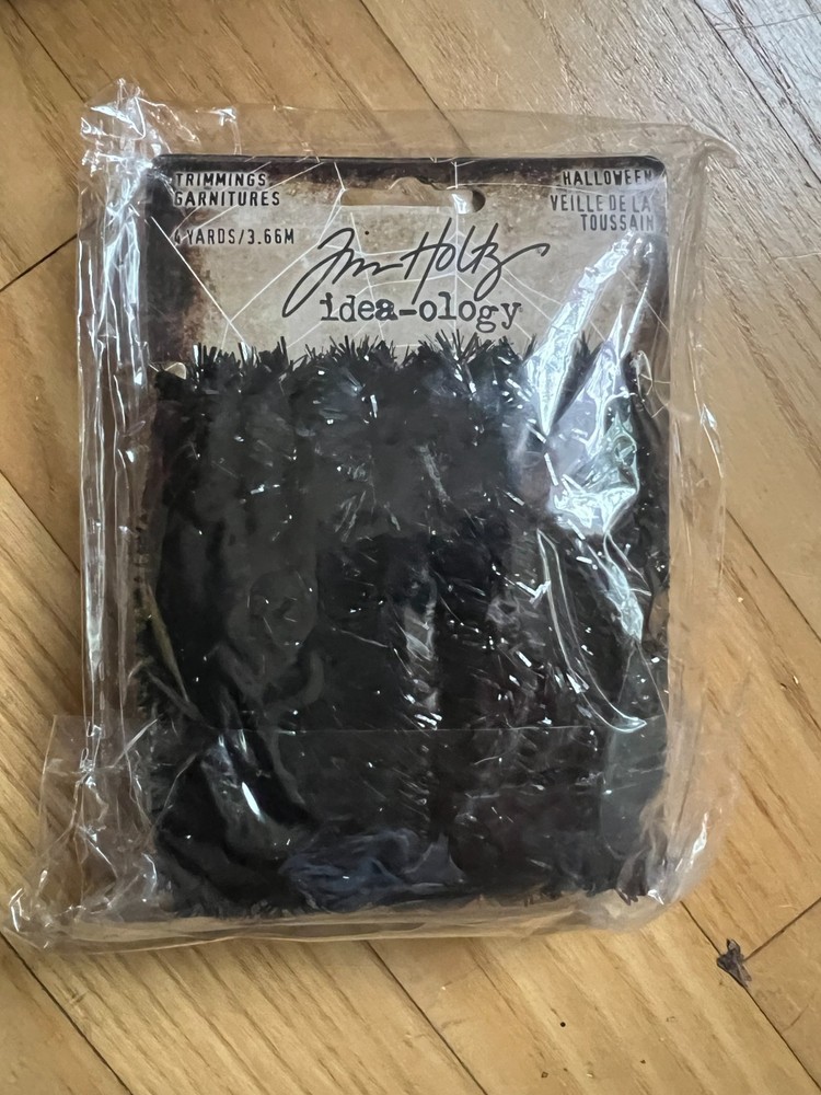 tim holtz black garland 2pc