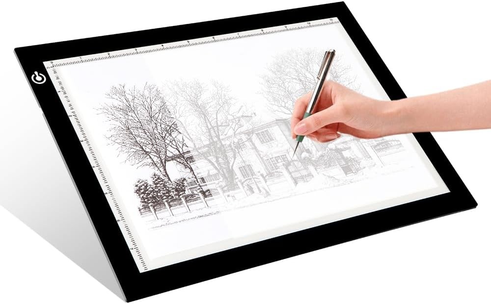 LitEnergy A4 LED Light Tracing Pad | Adjustable Brightness | USB Powered