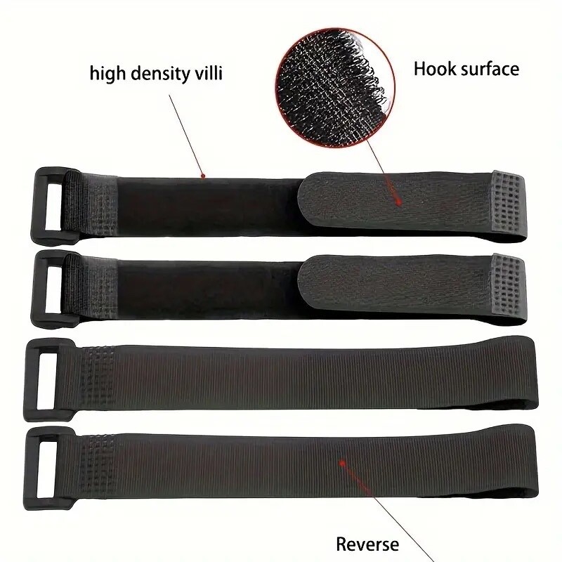 10-Cable Straps Reusable Adjustable Multi-Purpose Fasteners Connectable vlcro