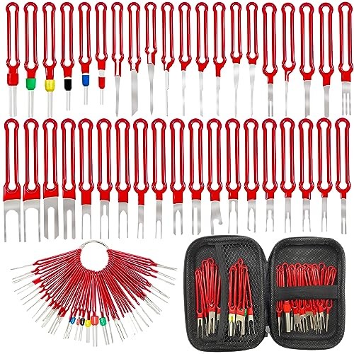 Terminal Removal Tool Kit 39 Pcs, Upgraded Broken Key Extractor Kit, Wire