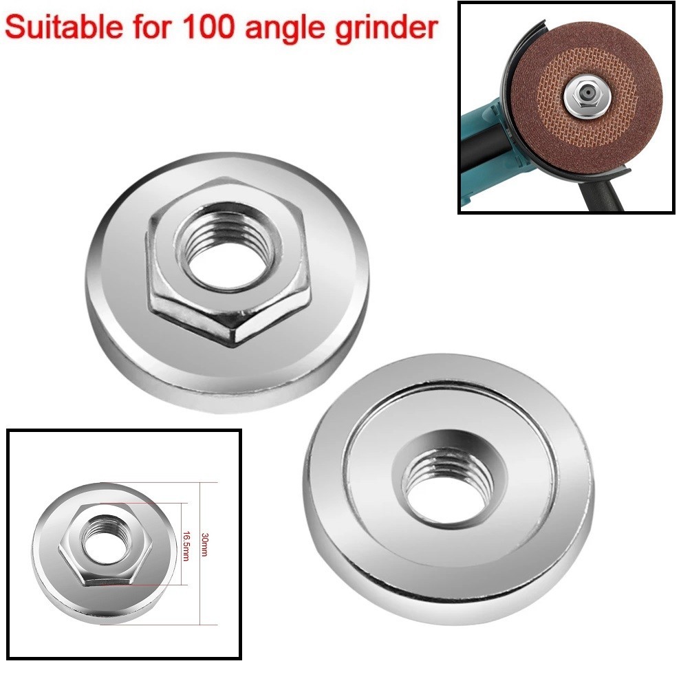 Hex Nut Replacement For 100 Type Angle Grinder Chuck Locking Plate Quick-Clamp