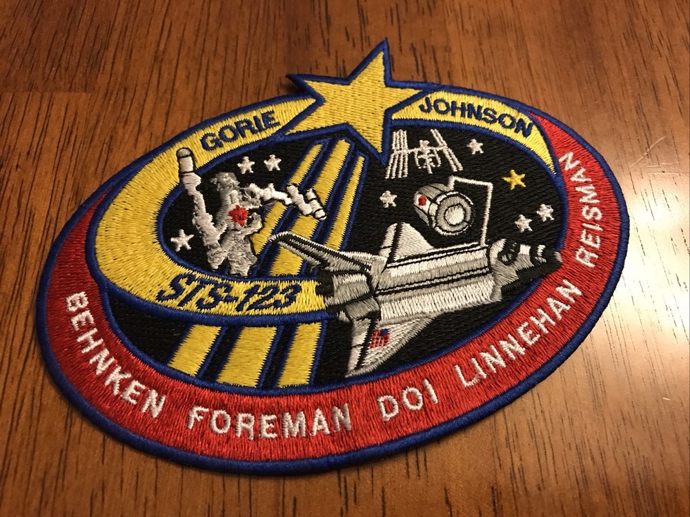 space shuttle mission patch STS 123 NEW