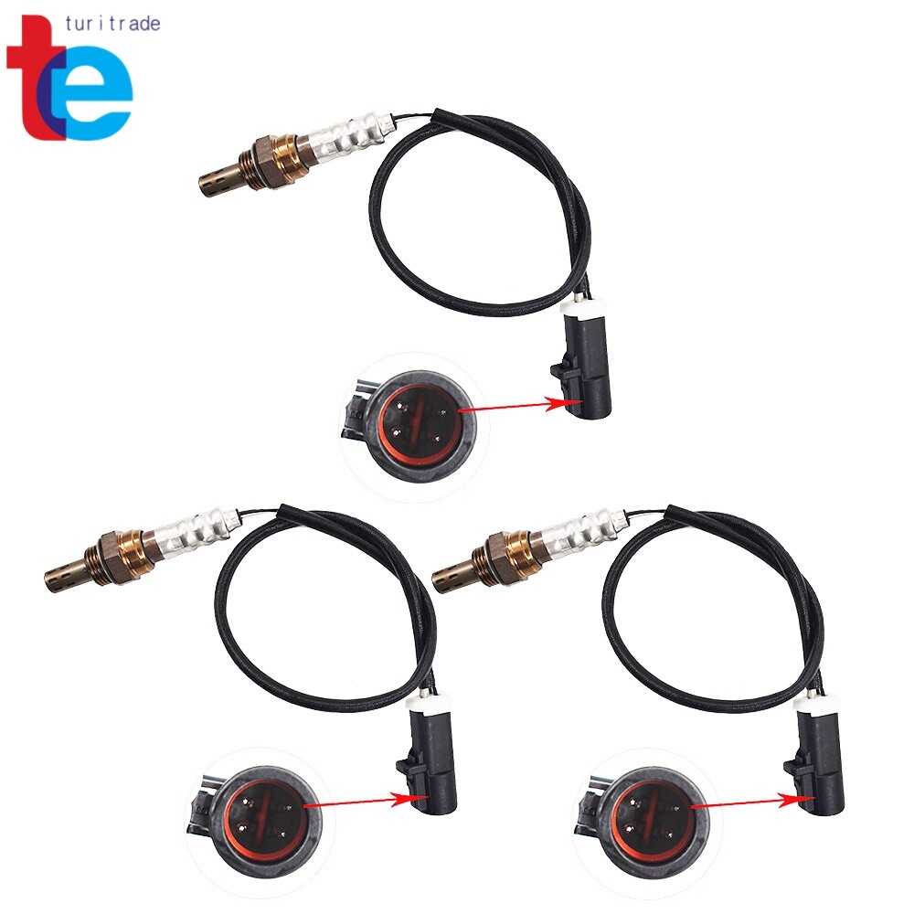 3pcs Oxygen Sensor Upstream Downstream 1997-2000 For Mazda B4000 99-00 B3000