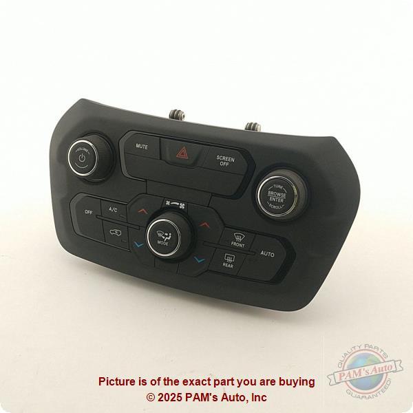 Used A/C Selector Switch fits: 2019 Jeep Renegade control panel w/AC w/automatic