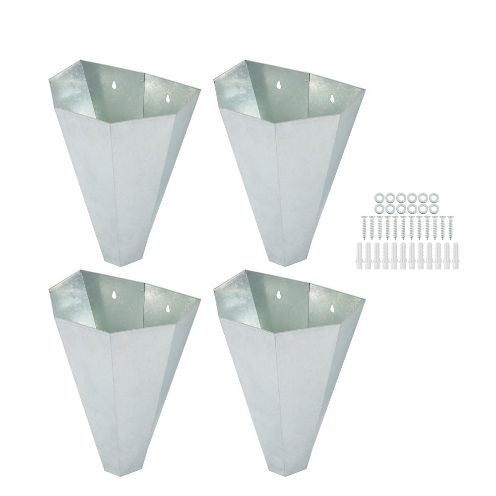 4 Pack Poultry Restraining Cone Medium Size Chicken Cone Flat-Back For Birds