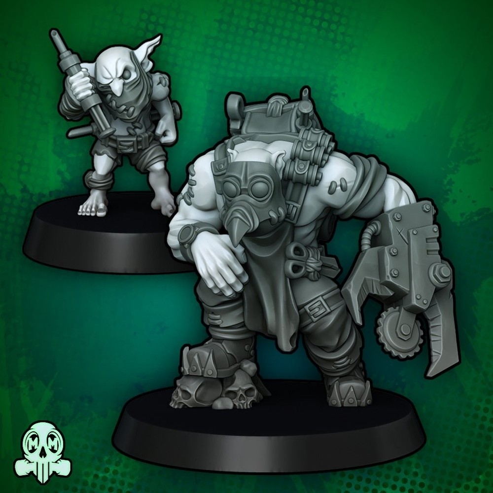 ORC MEDIC AND GOBLIN SIDEKICK