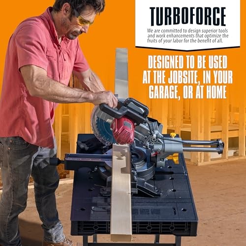 Express Folding Worktable, Easy Setup Portable Folding 24"x34" Black Workbench