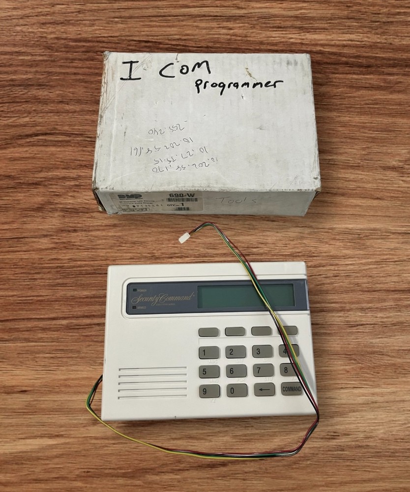 DMP 690-W LCD Security Command Alpha Keypad White