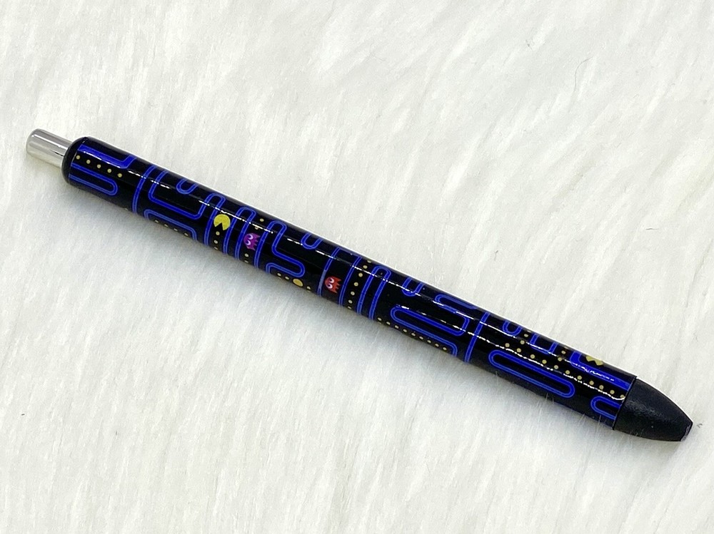 custom pac-man design refillable gel pen