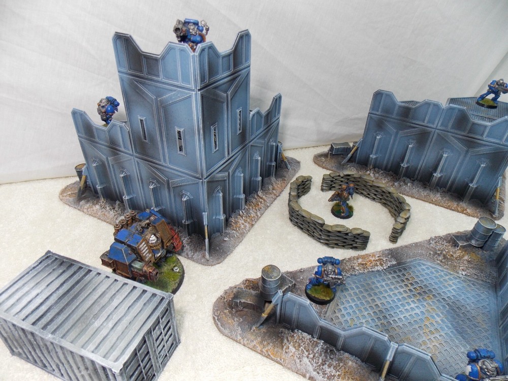 WARGAMING TERRAIN PAINTED BUNDLE 9 PIECE SET...ADVANCE ORDERS