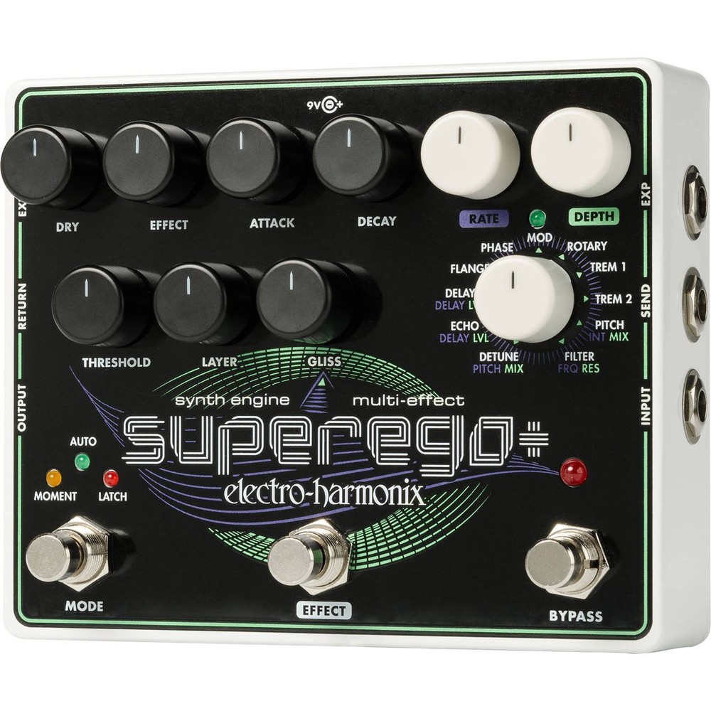 Electro-Harmonix Superego Plus Synth Engine Multi-Effect Pedal