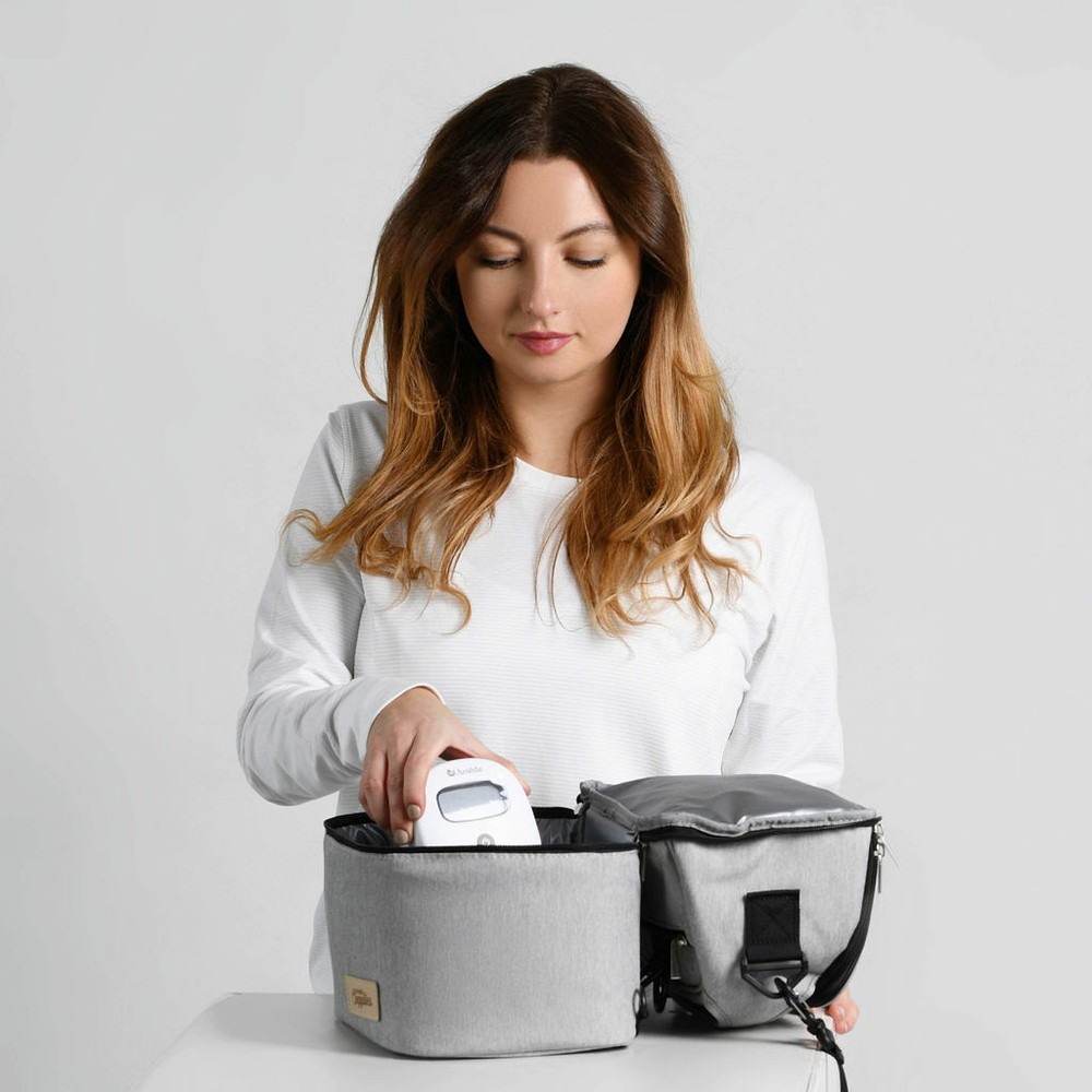 CoolCarry™ Breastpump Cooler Bag + Ice Pack