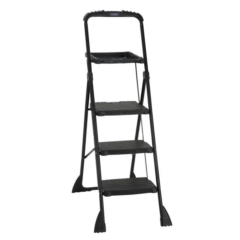 Cosco 250lb capacity 3 step Steel Folding Step Stool