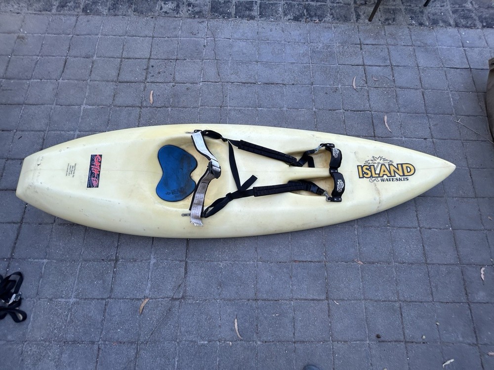 Island Waveski surf kayak with paddle