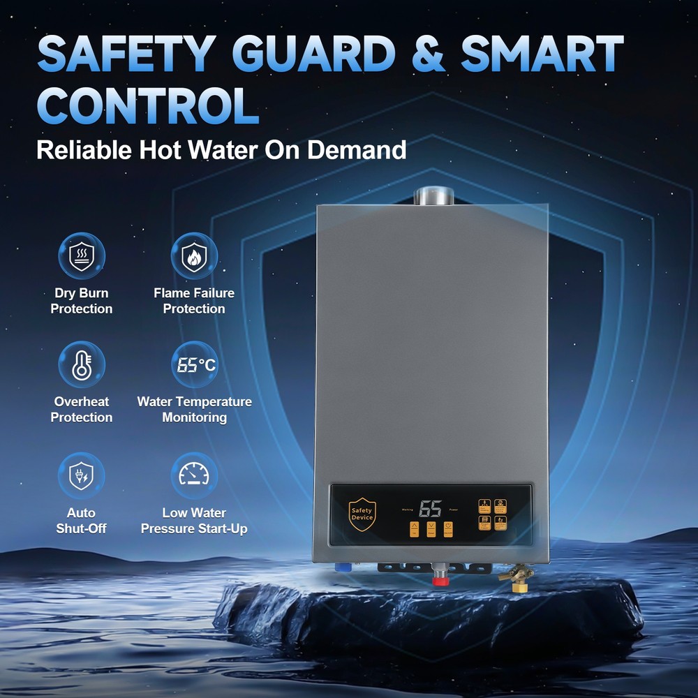 24KW 3.6GPM LPG/Propane Gas Hot Water Heater tankless water heater electric 110v