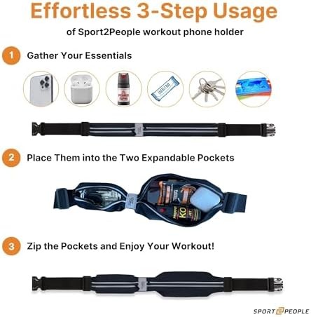 Reflective Waterproof Running Belt
