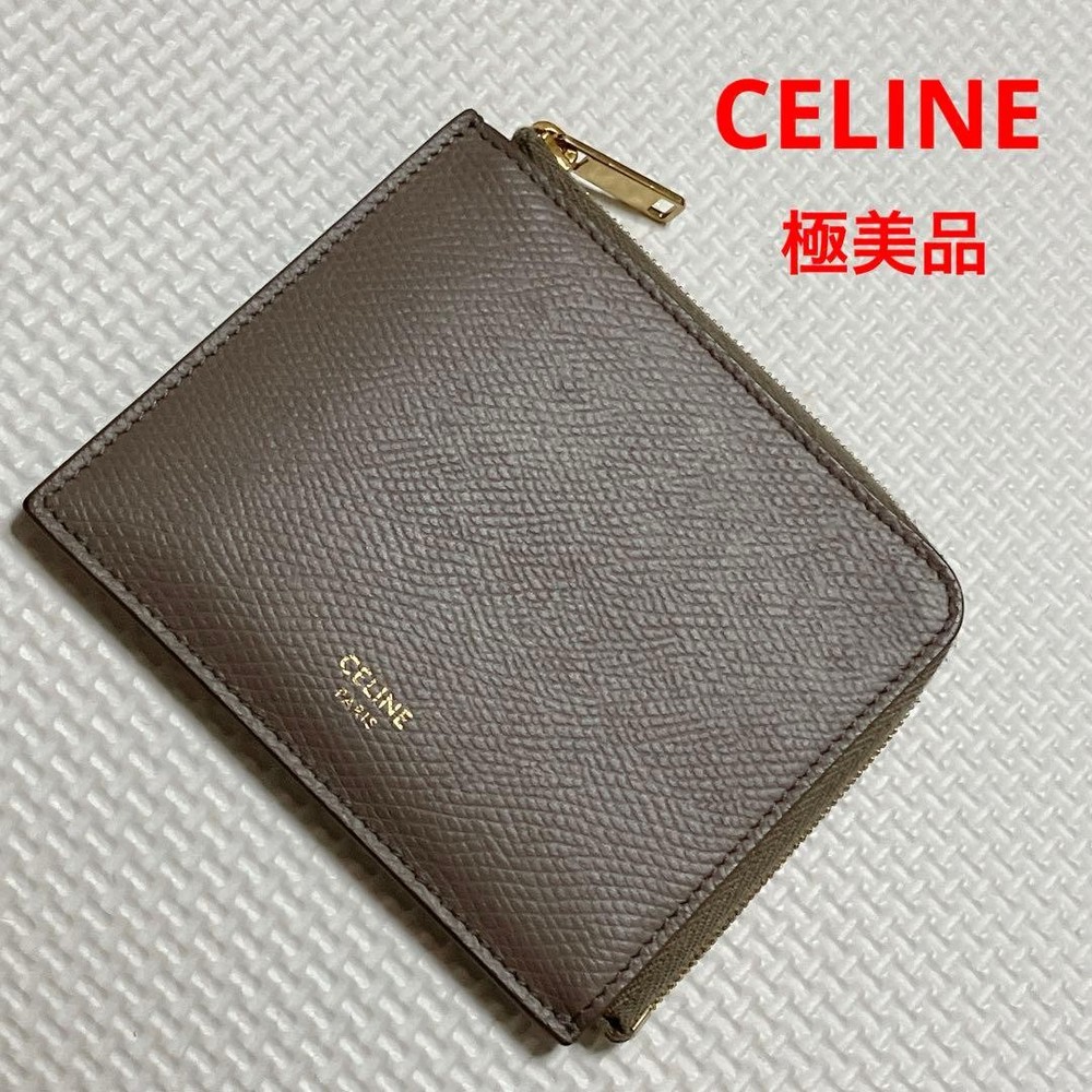 CELINE Leather Coin Case
