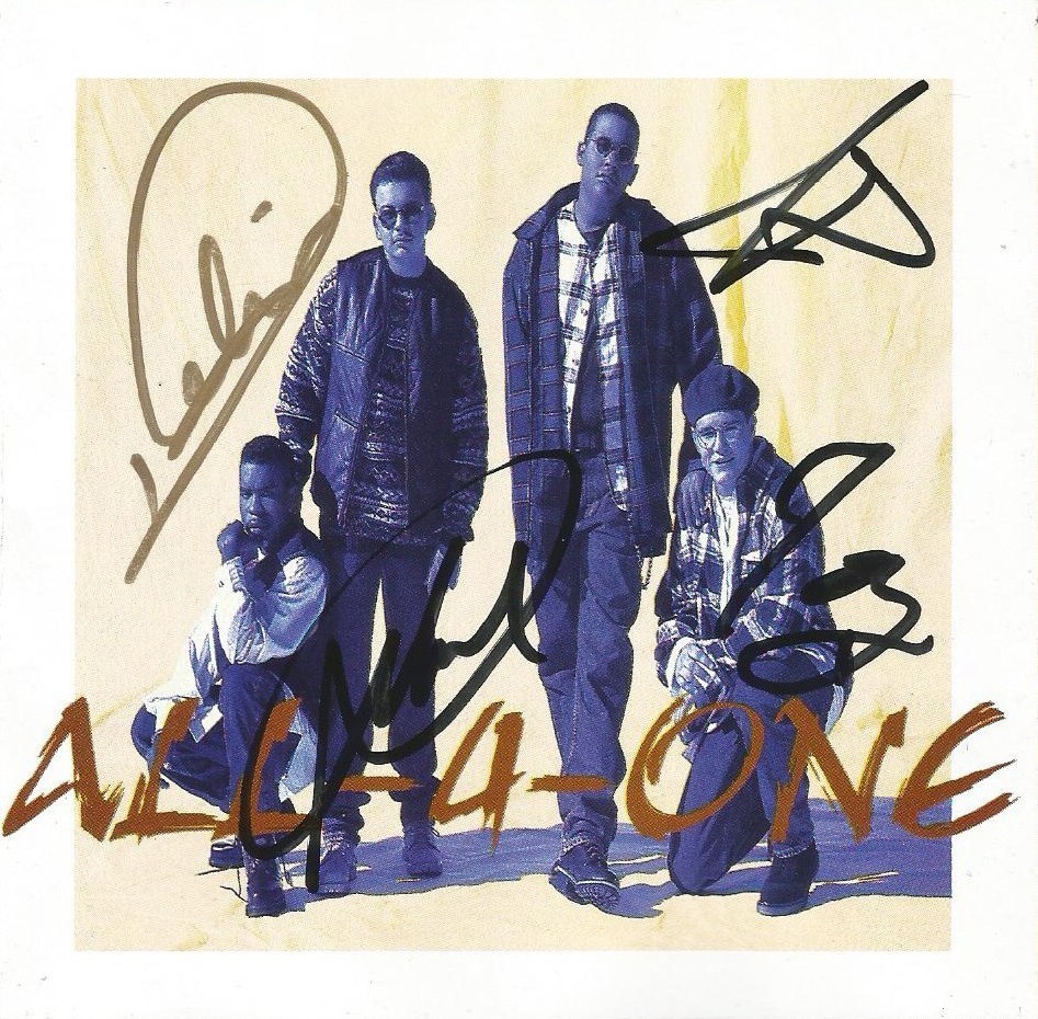 All-4-One Autographed Self-Titled CD
