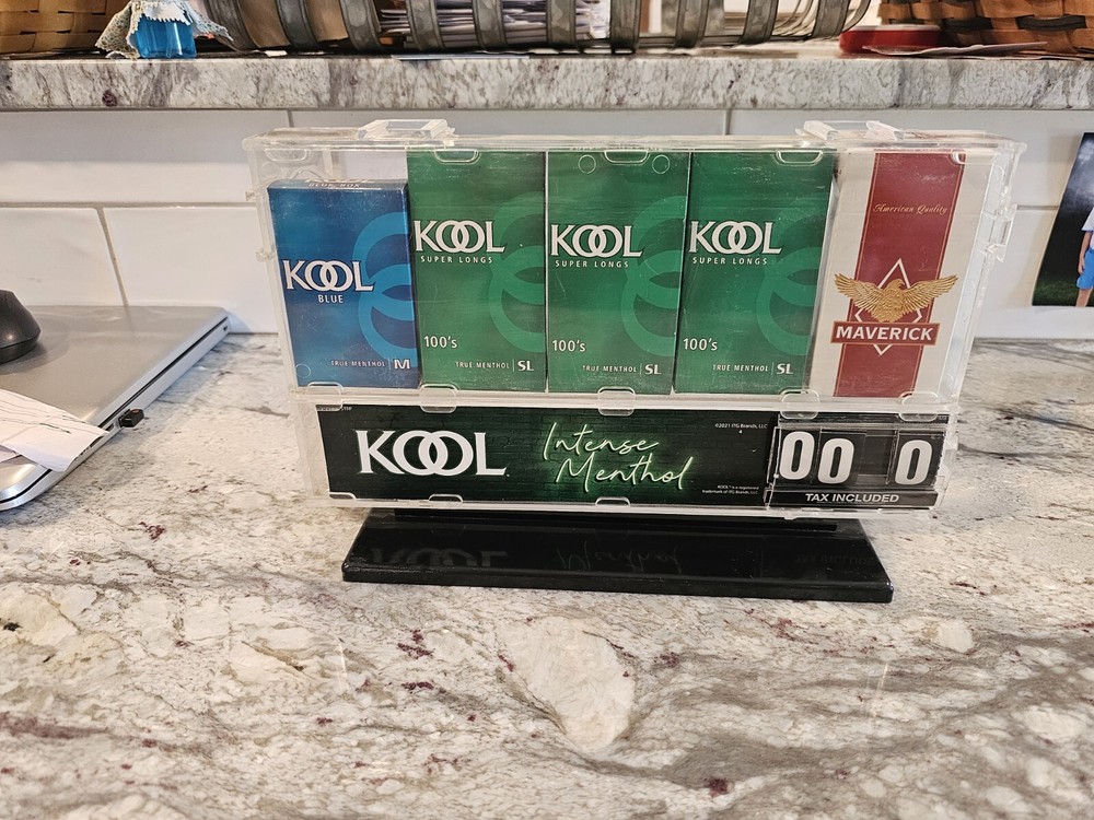 vintage kool cigarette advertising Counter Display (GT)