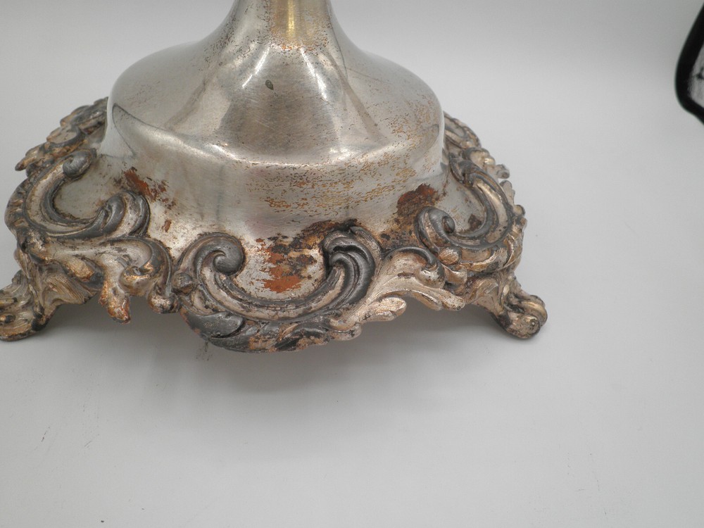 Victorian 7 bottle castor cruet set silver plate