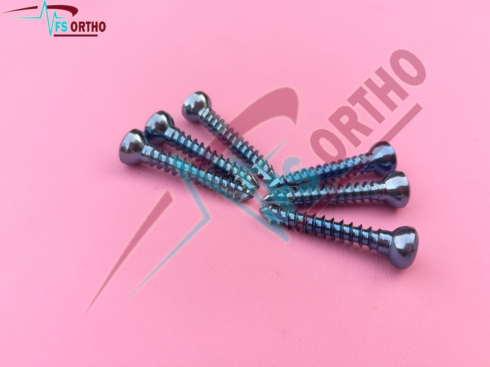 3.5mm Cortex Screws, Self Taping, Titanium Screws (180 pcs) Titanium grade 5