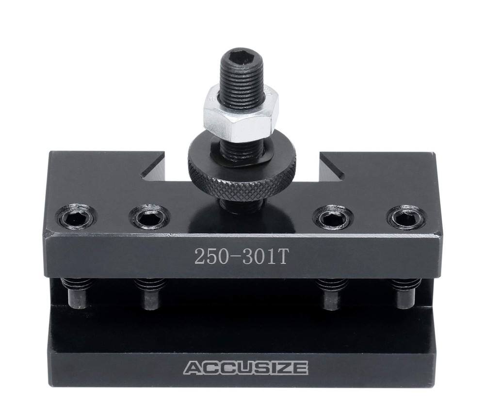 Accusize Industrial Tools Style Cxa Turning and Facing Quick Change Tool Post Ho