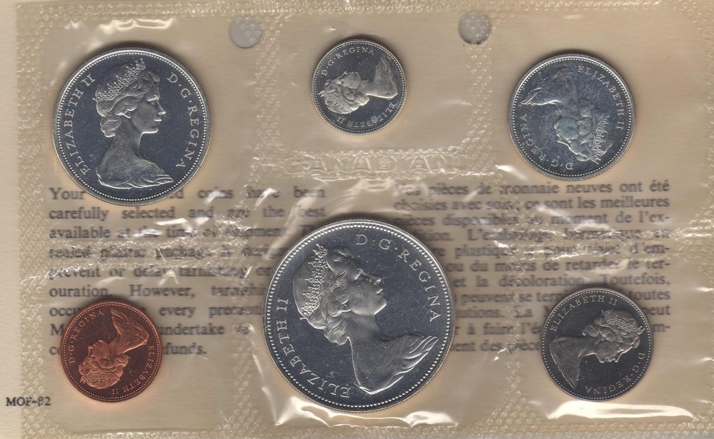 1966 Canada Silver PL Set. Original Mint Packing RJ