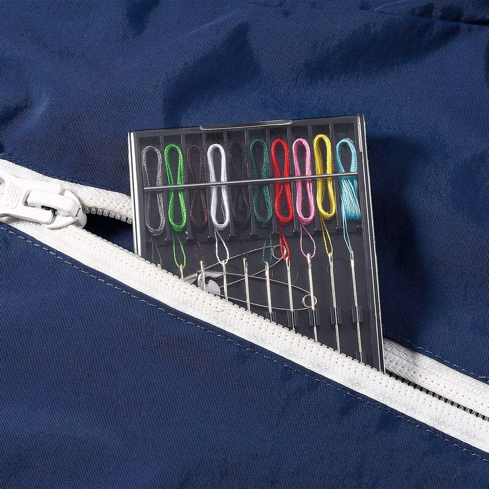 HESTYA 2 Boxes (20 Pcs) Pre Threaded Needles for Hand Sewing Multicolor