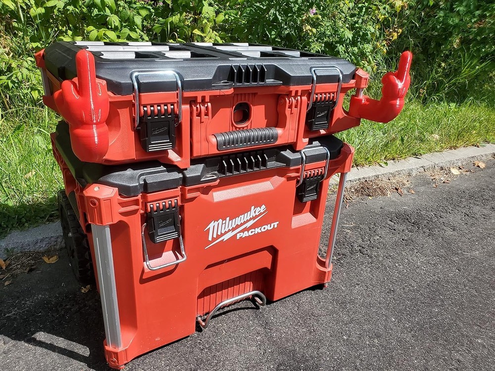 Accessory for Milwaukee packout Tool Box red
