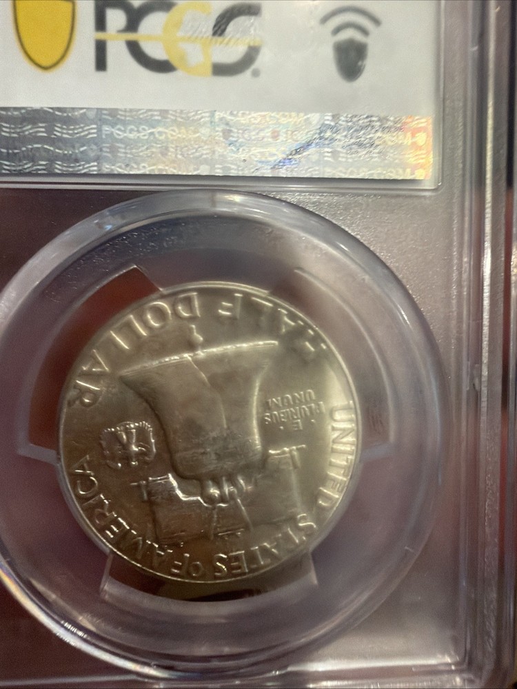 1952 franklin half dollar au 55