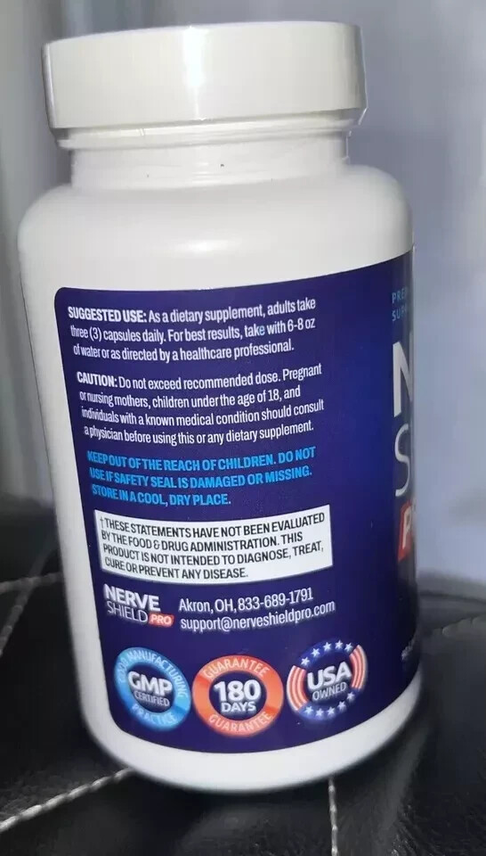 Nerve Shield Pro Advanced New Formula for Neuropathy Exp: 30/12/2027