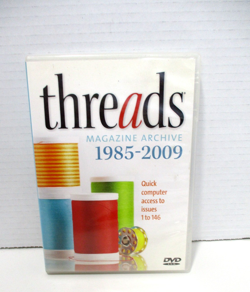 Threads Magazine Archive 1985-2009 Issues 1-146 Sewing DVD-ROM for Computer