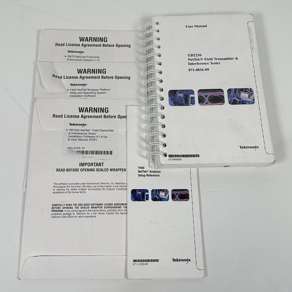 Tektronix Y400 NetTek Analyzer & Interference Analyzer w/ YBT250, YBA250 Opt: 88