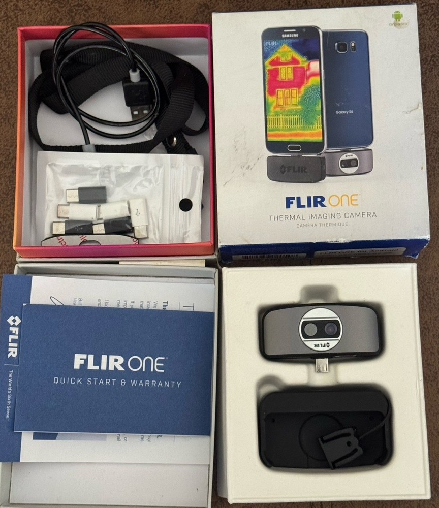 FLIR ONE Thermal Imaging Camera Gen 1 Android Micro USB Complete Tested