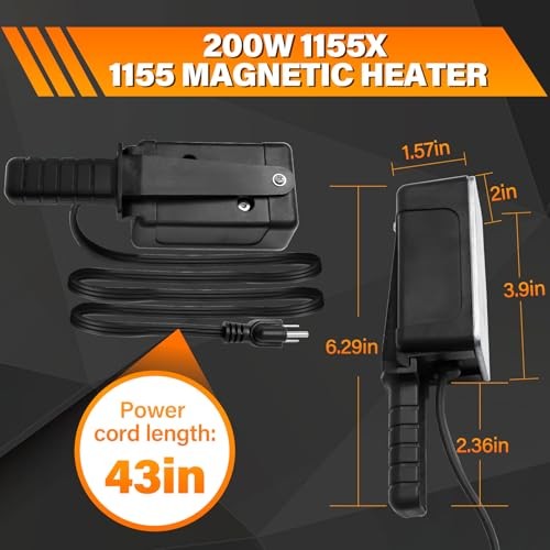 200 Watt 1155 1155X Magnetic Heater for Heating Small 120V 200W-1155X