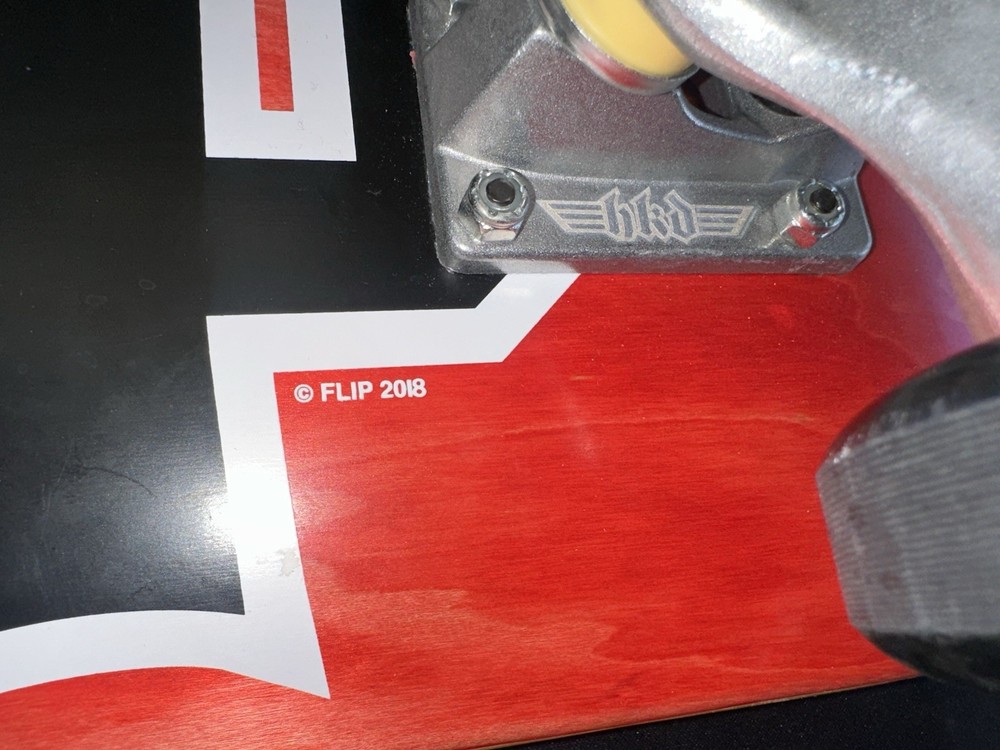 Flip 2018 Team Model Pro Complete Skateboard Deck Trucks Wheels EUC See Pics.