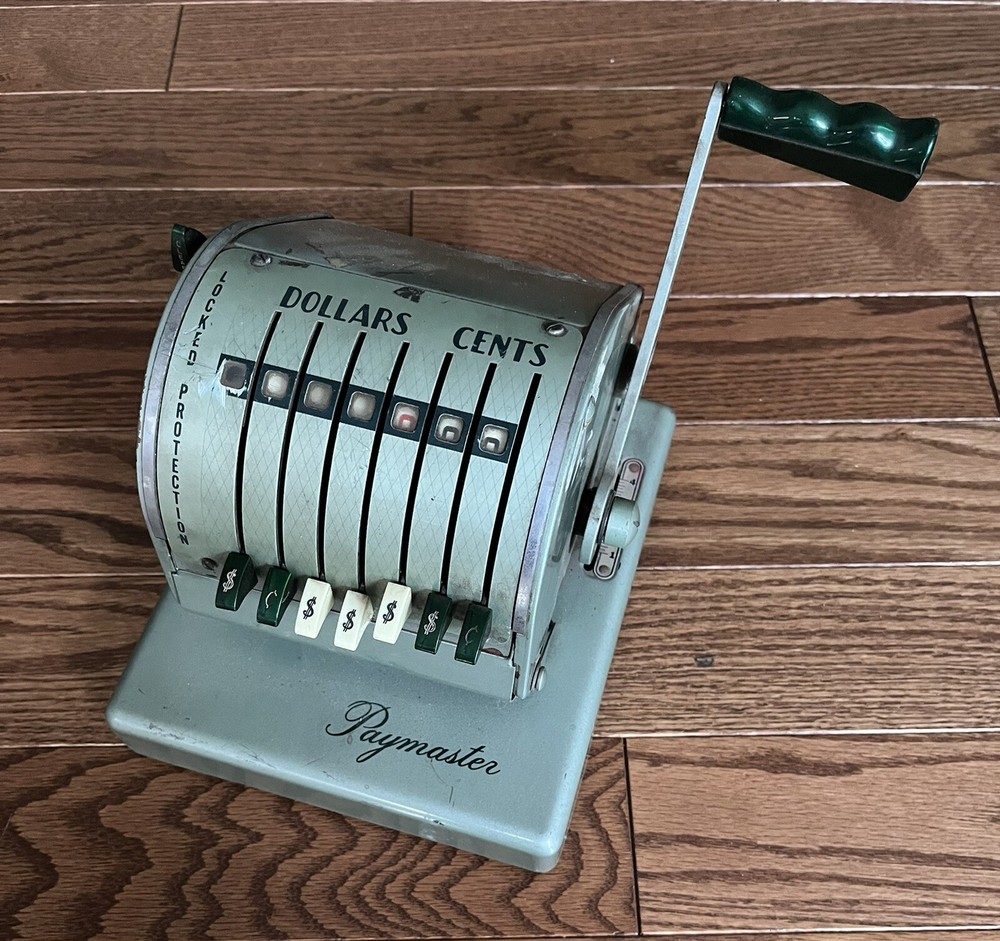 Vintage PAYMASTER X-550 Check Writing Machine