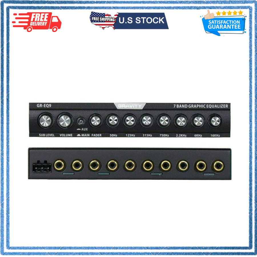 Gravity 7 Band Graphic Equalizer GR-EQ9