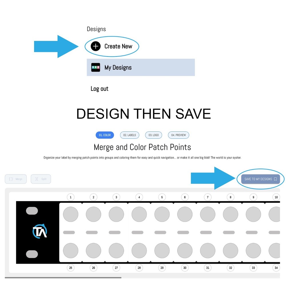 Custom Patchbay label compatible with DBX PB48
