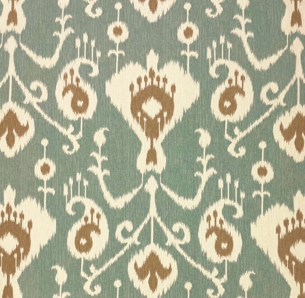 MAGNOLIA HOME JAVA IKAT SPA BLUE 100% MULTIPURPOSE COTTON FABRIC BY YARD 54"W