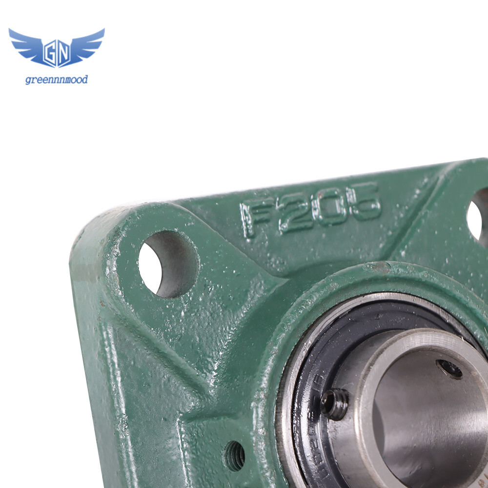 10 Pack UCF205-16 Pillow Block Flange Bearing 1" Bore 4 Bolt Solid Base US