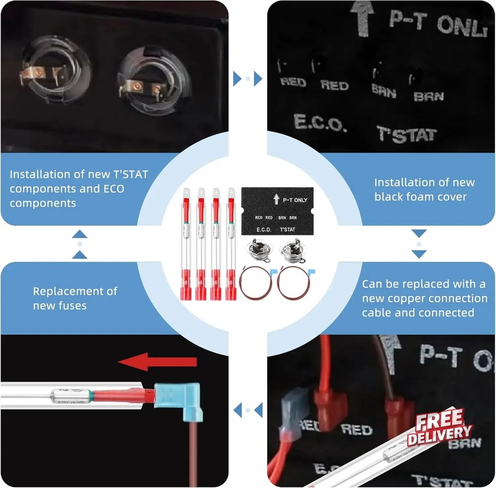 AMI PARTS RV Water Heaters Thermal Cut Off Fit for 93866 91447 Atwood Water Heat