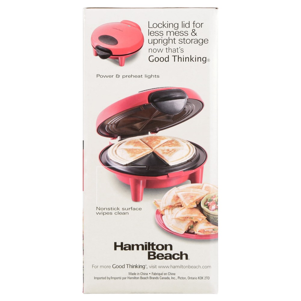 QUESADILLA MAKER 8" Round, Makes 6 Wedges