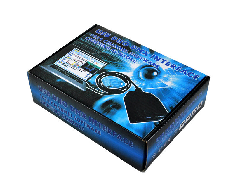 3 PIN USB DMX512 Controller Interface 1024CH Software Stage Lighting