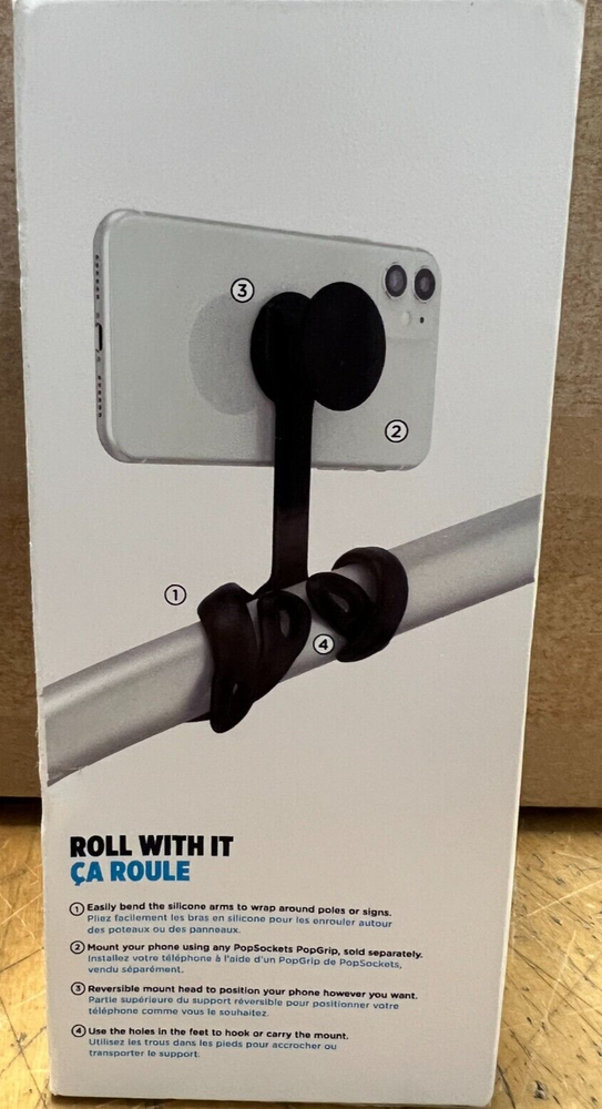 POPSOCKETS POPMOUNT 2 Flex Flexible Mount For POPSOCKETS Grips Black