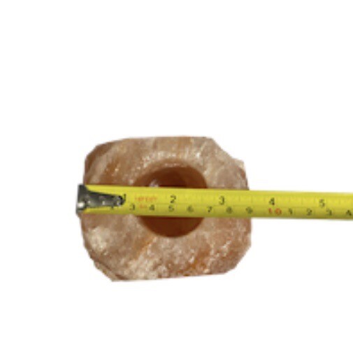 Pink Himalayan Salt Candle Holder