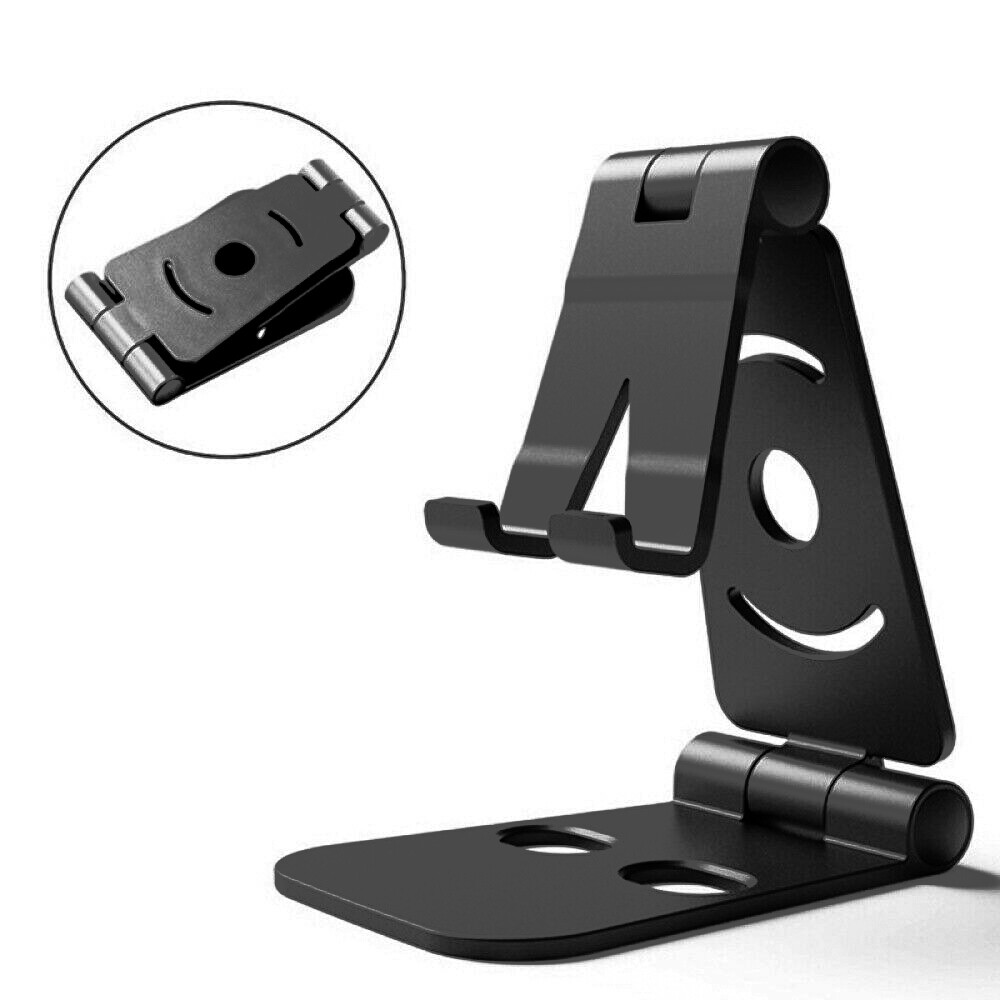 Universal Cell Phone Tablet Desk Stand Holder Mount Cradle Adjustable Foldable